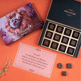 Birth Announcement Gifts - 12 Chocolate Box - Assorted Chocolates (Minimum 10 Boxes)
