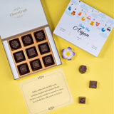 Birth Announcement Gifts - 9 Chocolate Box - Assorted Chocolates (Minimum 10 Boxes)