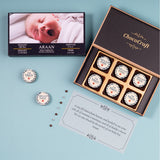 Birth Announcement Gifts - 6 Chocolate Box - All Printed Chocolates (Minimum 10 Boxes)