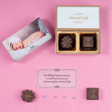 Birth Announcement Gifts - 2 Chocolate Box - Assorted Chocolates (Minimum 10 Boxes)