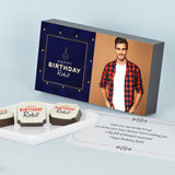 Elegant Personalized Birthday Gift Box (with Printed Chocolates)