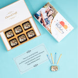 Happy Birthday Gift with Personalised Photo Printed Chocolates