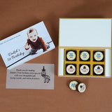 Birthday Return Gifts - 6 Chocolate Box - All Printed Chocolate (Sample)