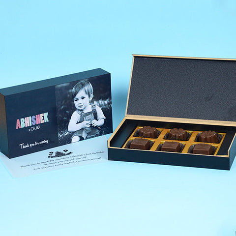 Birthday Return Gifts - 6 Chocolate Box - Assorted Chocolate (Sample)