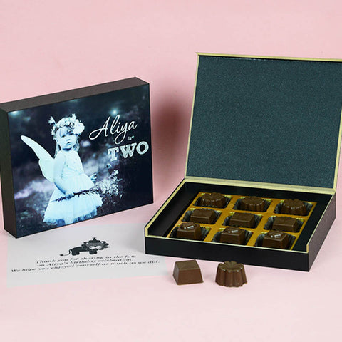 Birthday Return Gifts - 9 Chocolate Box - Assorted Chocolates (Sample)