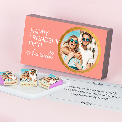 Special Personalised Chocolates for Friendship Day (with Wrapped Chocolates)