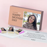Special Mother's Day Chocolate Gift Box Personalised with Photo (with Wrapped Chocolates)