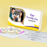Friendship's Day Gift with Personalized Wrapped Chocolates