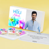 Unique Holi Gift with Personalised Wrapped Chocolates