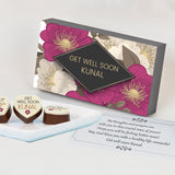 Floral Design Get Well Soon Gift Box (with Printed Chocolates)