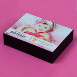 1st Birthday Invitations - 4 Chocolate Box - Alternate Printed Chocolates (Minimum 10 Boxes)