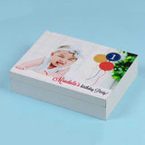 1st Birthday Invitations - 4 Chocolate Box - All Printed Chocolates (Minimum 10 Boxes)