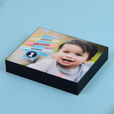 1st Birthday Invitations - 9 Chocolate Box - All Printed Chocolates (Sample)