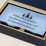 1st Birthday Invitations - 2 Chocolate Box - All Printed Chocolates (Sample)