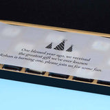 1st Birthday Invitations - 18 Chocolate Box - Alternate Printed Chocolates (Minimum 10 Boxes)