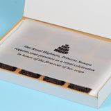 1st Birthday Invitations - 12 Chocolate Box - Assorted Chocolates (Sample)