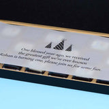 1st Birthday Invitations - 18 Chocolate Box - Alternate Printed Chocolates (Sample)
