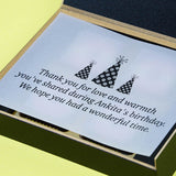 Birthday Return Gifts - 4 Chocolate Box - All Printed Chocolate (Sample)