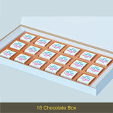 Splash of Colour I Love You Chocolate Gift Box Personalized with Photo (with Wrapped Chocolates)