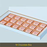 Personalized I Love You Chocolate Gift Box with Watercolour Design (with Wrapped Chocolates)