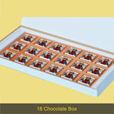 Photo Chocolate Personalised I Love You Gift (with Wrapped Chocolates)