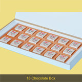 Red Hearts I Love You Chocolate Gift Box Personalized with Picture (with Wrapped Chocolates)