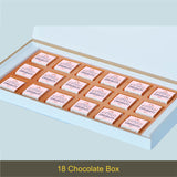 Beautiful Personalized Chocolate Gift Box (with Wrapped Chocolates)