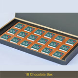 Floral Design I Love You Chocolate Gift Box Personalized with Picture (with Wrapped Chocolates)