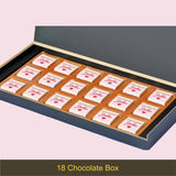Floral Birthday Wishes - Personalised Chocolate Box(with Wrapped Chocolates)