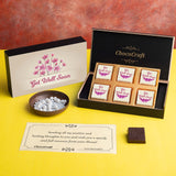 Cute Get Well Soon Gift Box (with Wrapped Chocolates)