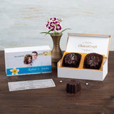 Wedding Invitations - 2 Chocolate Box - Assorted Chocolates (Minimum 10 Boxes)