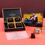 Wedding Invitations - 4 Chocolate Box - Assorted Chocolates (Minimum 10 Boxes)