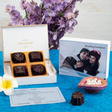 Wedding Invitations - 4 Chocolate Box - Assorted Chocolates (Sample)