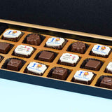 1st Birthday Invitations - 18 Chocolate Box - Alternate Printed Chocolates (Sample)