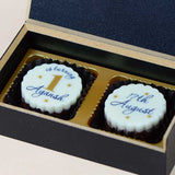1st Birthday Invitations - 2 Chocolate Box - All Printed Chocolates (Sample)
