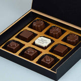 1st Birthday Invitations - 9 Chocolate Box - Single Printed Chocolates (Sample)