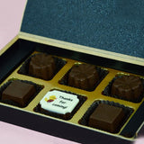 Birthday Return Gifts - 6 Chocolate Box - Single Printed Chocolates (Minimum 10 Boxes)