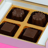 1st Birthday Invitations - 4 Chocolate Box - Assorted Chocolates (Minimum 10 Boxes)