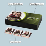 Elegant Personalized Gift for Friendship's Day Gift with Wrapped Chocolates
