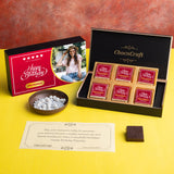 Birthday Gift Chocolate Box - Personalized with Photo (with Wrapped Chocolates)