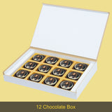 Photo Chocolate with Personalised Christmas Gift Box