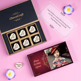Vintage Design Chocolate Gift Box for Birthday (with Printed Chocolates)