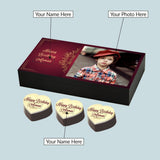 Vintage Design Chocolate Gift Box for Birthday (with Printed Chocolates)