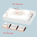 White Marble Design Get Well Soon Gift (with Wrapped Chocolates)