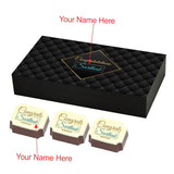 Elegant Personalised Congratulations Gift Box (with Printed Chocolates)