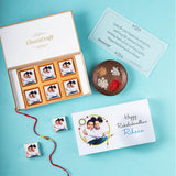 Childhood Memories - Gift with Wrapped Chocolates (Rakhi Pack Optional)