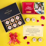 Birthday Gift Chocolate Box - Personalized with Photo (with Printed Chocolates)