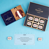 Elegant Personalized Birthday Gift Box (with Printed Chocolates)