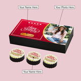 Birthday Gift Chocolate Box - Personalized with Photo (with Printed Chocolates)