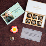 Beautiful Congratulations Gift Box Personalized with Photo (with Printed Chocolates)